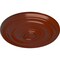 Ekena Millwork Devon Ceiling Medallion (Fits Canopies up to 3 5/8"), Hand-Painted Firebrick, 15 3/4"OD x 1 1/2"P CM15DEFIF - alternate 4